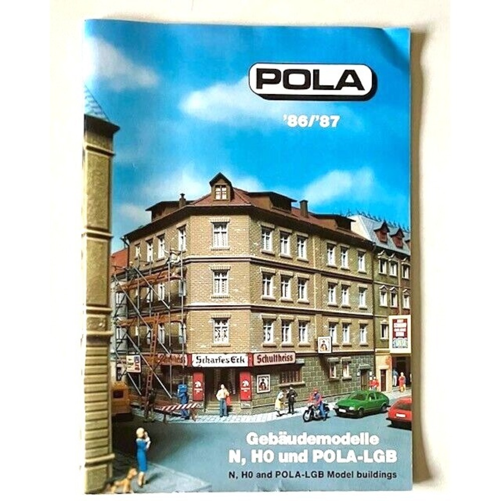Pola‎ Railroad 1986-87 Model Buildings N, HO Catalog Magazine
